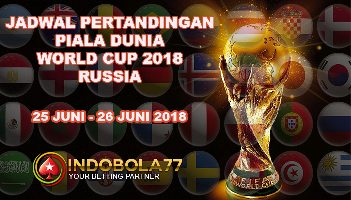 Jadwal Piala Dunia 2018 Rusia Akhir Fase Group